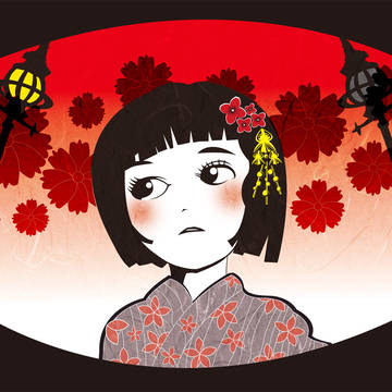 少女瞳景