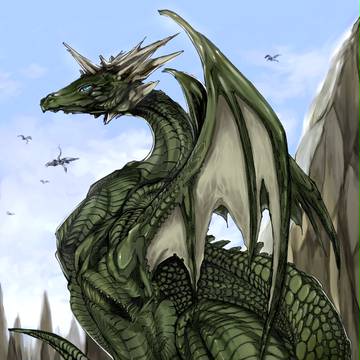 緑のドラゴン