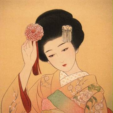 飾られた子
