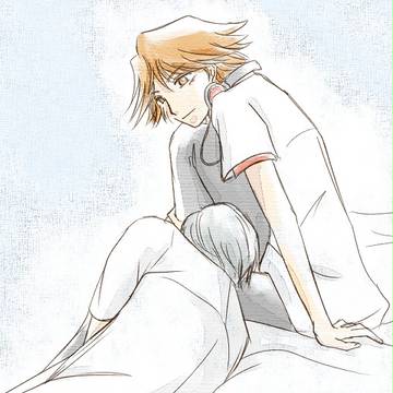 練習中