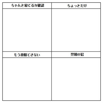 【テンプレ】眠いんです。な君にイタズラ【ZZZ】