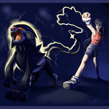 Morgana and Luxray