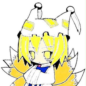 水彩画っぽく藍様