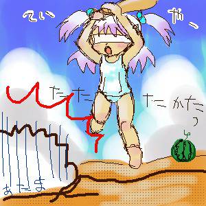 スイカ割り