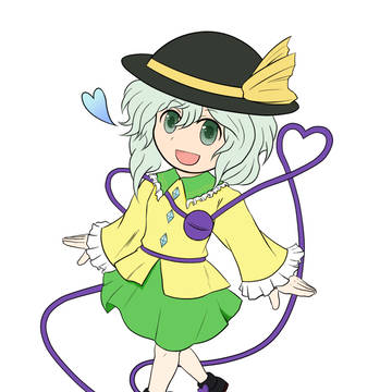 こいしちゃん塗らせてもらいました。