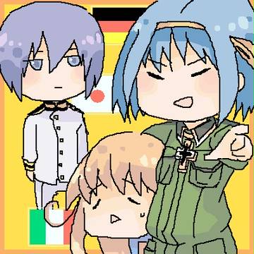 ハルヒキャラにヘタリア服着せてみた