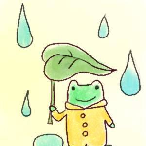 ケロケロ　梅雨