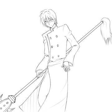 自キャラ落書き