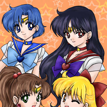 【セーラームーン】内部4戦士≪塗らせて頂きました≫