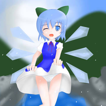 チルノwith水玉パンツ