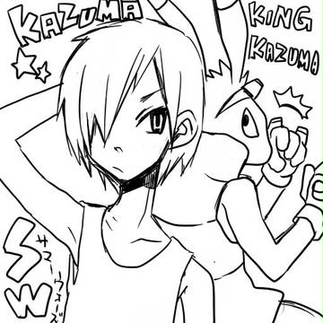 佳主馬とキングカズマ