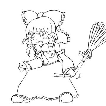 まりさがイタズラして怒ったかんじ？