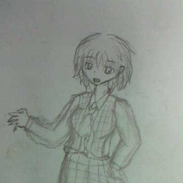 仕事中に描く