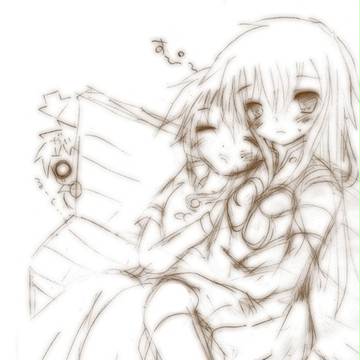 【落書き】おひるねタイム【アシュ子×ルク子←ガイ】