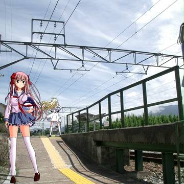 某無人駅