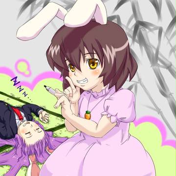 悪戯兎とお昼寝兎