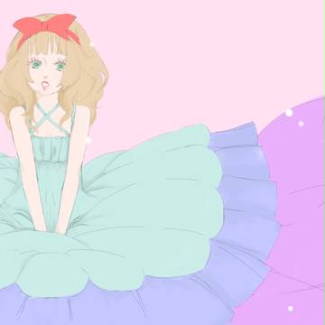 ふんわりした女の子