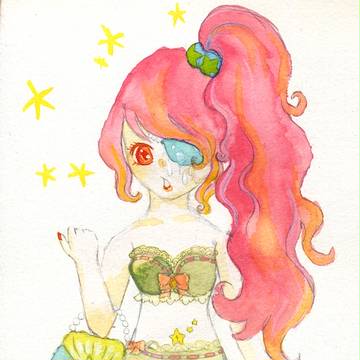 水彩下着っこ
