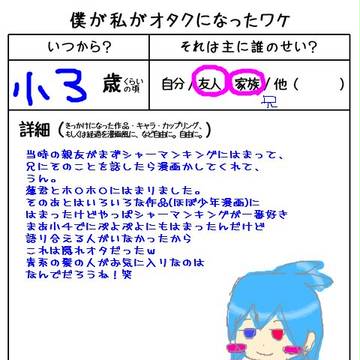 オタクになった理由