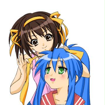 涼宮ハルヒと泉こなた