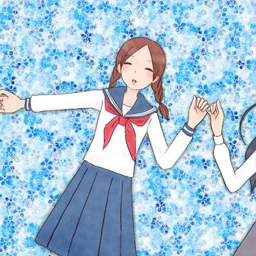 今は眠れる青い花