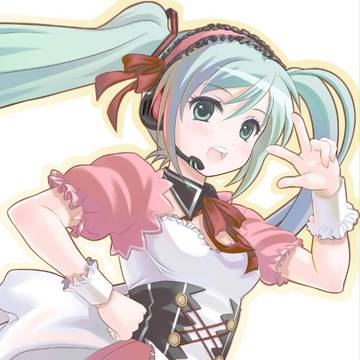 初音みくる(アップ)