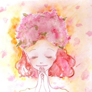 【水彩】百日紅