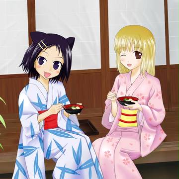 風越女子と夏祭り