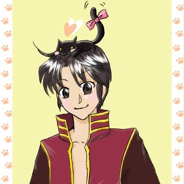 黒猫とプリ