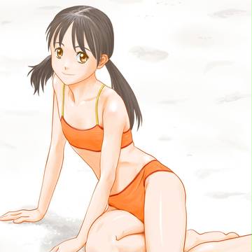 水着少女
