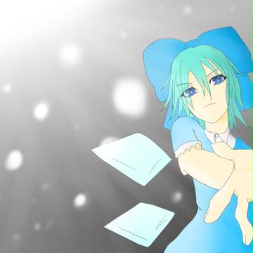 チルノと雪っぽい何か