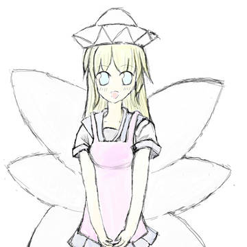 べた塗り　リリーさん