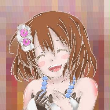 塗ってみた　ゆい
