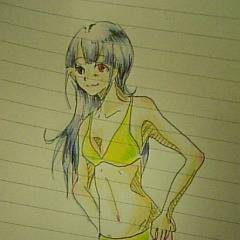 プギャー!!　さんのリクエストで水着の女の子ですｗ