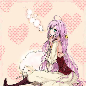 【塗り】 巡音ルカ 冬の子