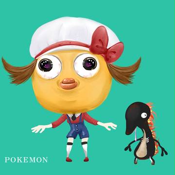 ポッケトモンスター！女主人公！