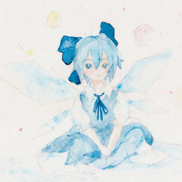 むすっとチルノ