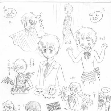 紳士落書き