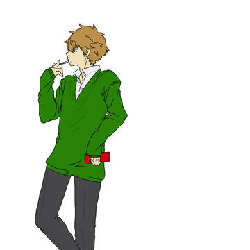 ポッキーと謙也。
