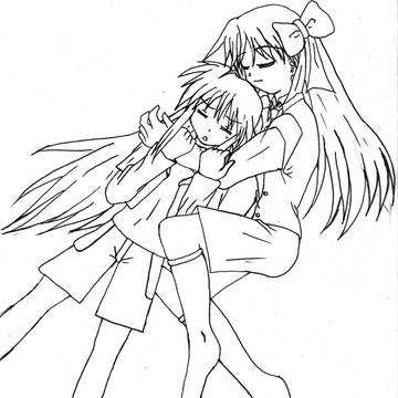 リク絵その１　こな×かが
