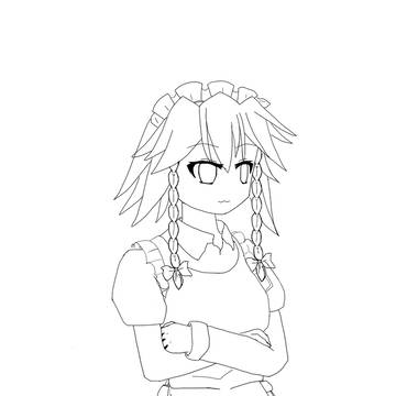 咲夜さん線画ver