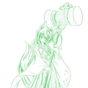 ものすごい勢いで落書き