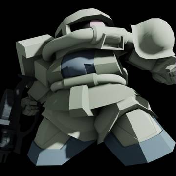 ザク、武装しました