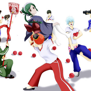 運動会☆玉入れ・・・れ?