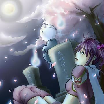 里の名月
