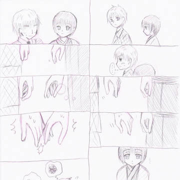 【腐】もどかしいったら【島国】