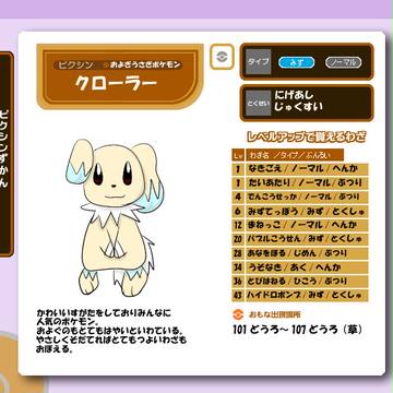 【ポケモン1作丸ごと妄想】 クローラー 【図鑑】