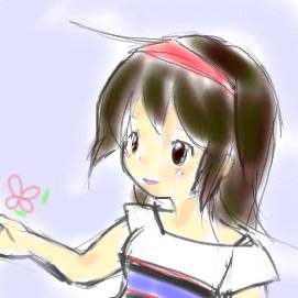女の子。