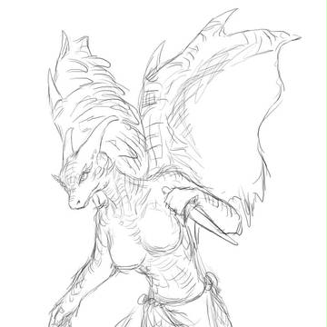 竜ねえさん(落書き)