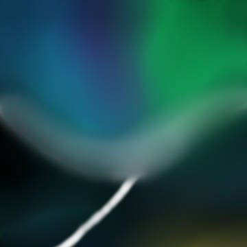 溶けた孔雀。